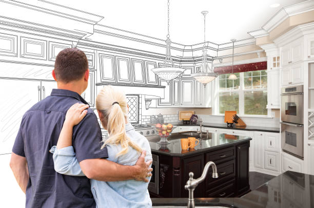 Professional Kitchen Island Installation technician working in Maple Shade, NJ